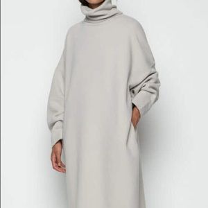 Oak & Fort Oversized Sweatshirt Turtleneck dress
